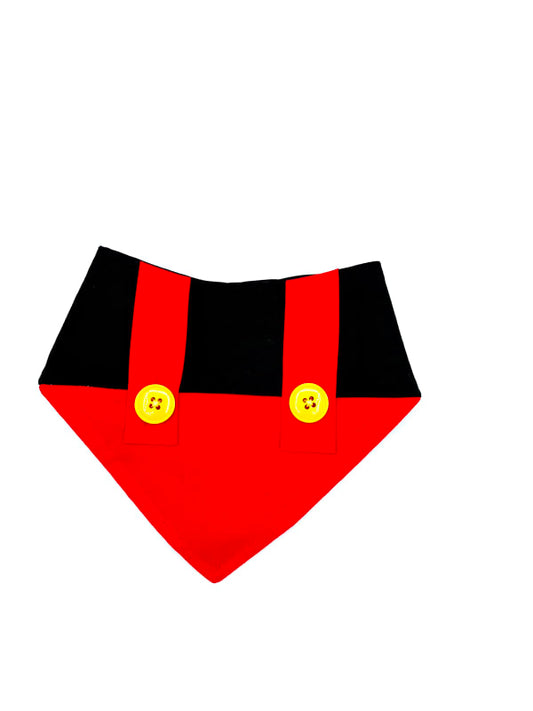 Mickey Mouse Overall  Dog Bandana - A Stylish Choice for Every Pup