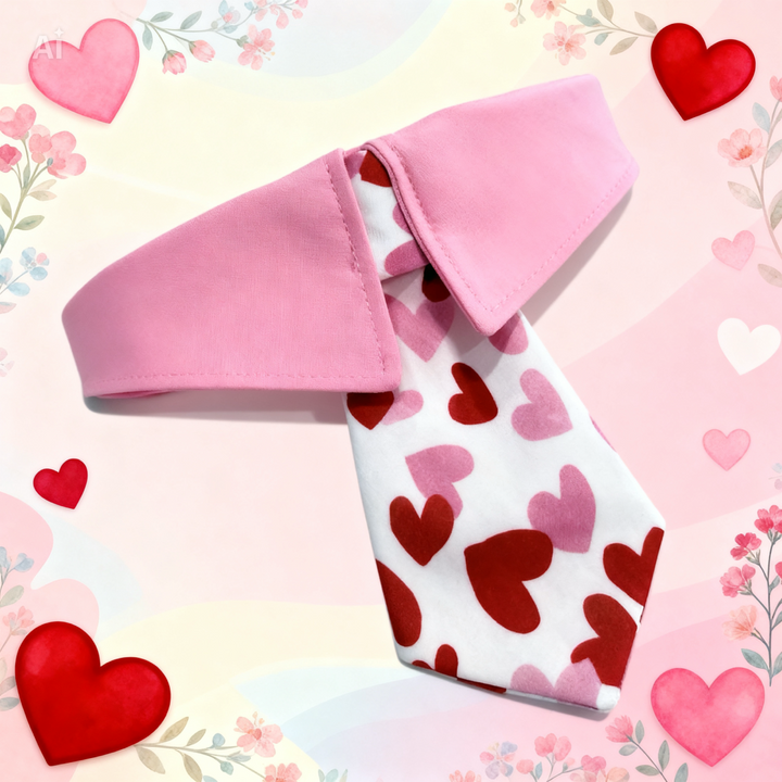 Valentine's Neck Tie Collar