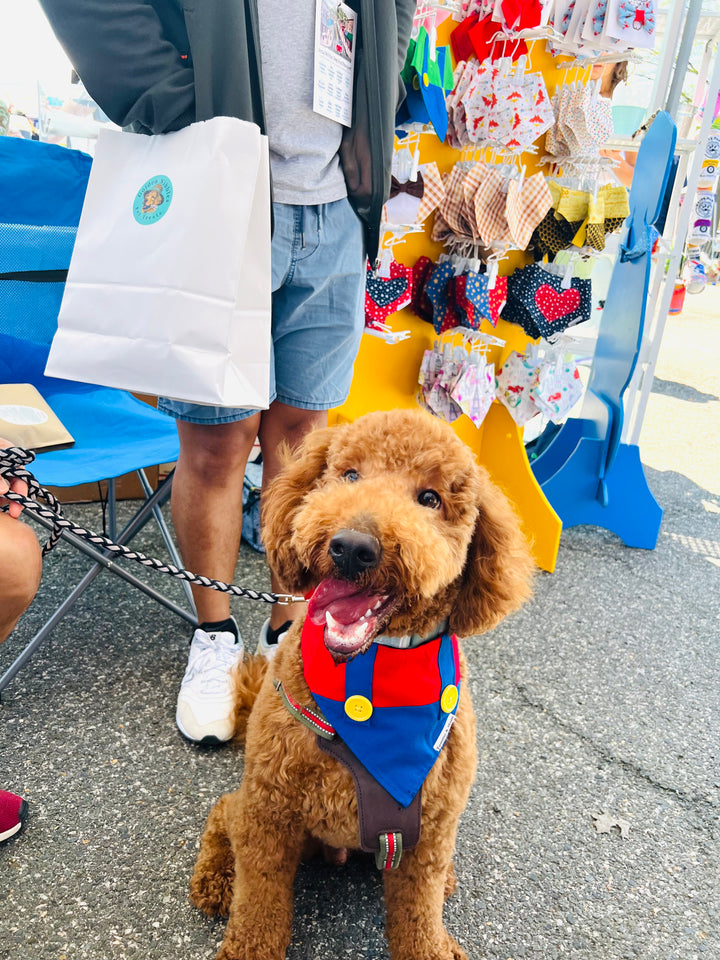 Super Mario Overall Dog Bandana