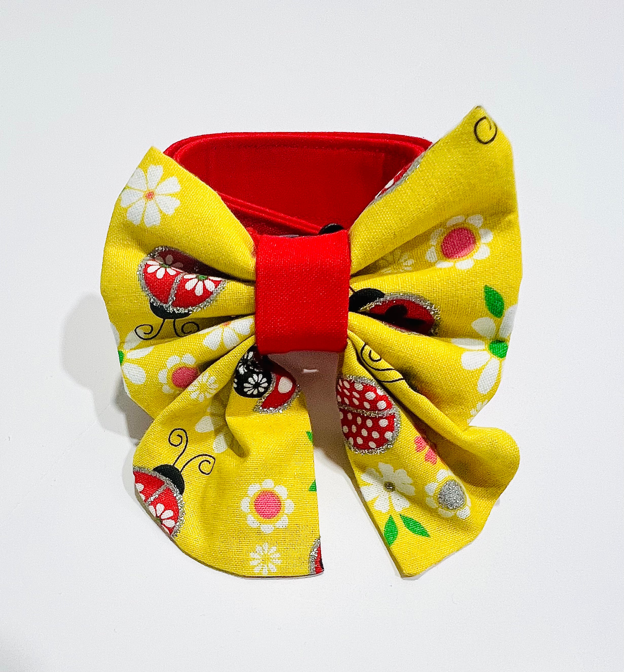 Lady Bugs Collar Bows