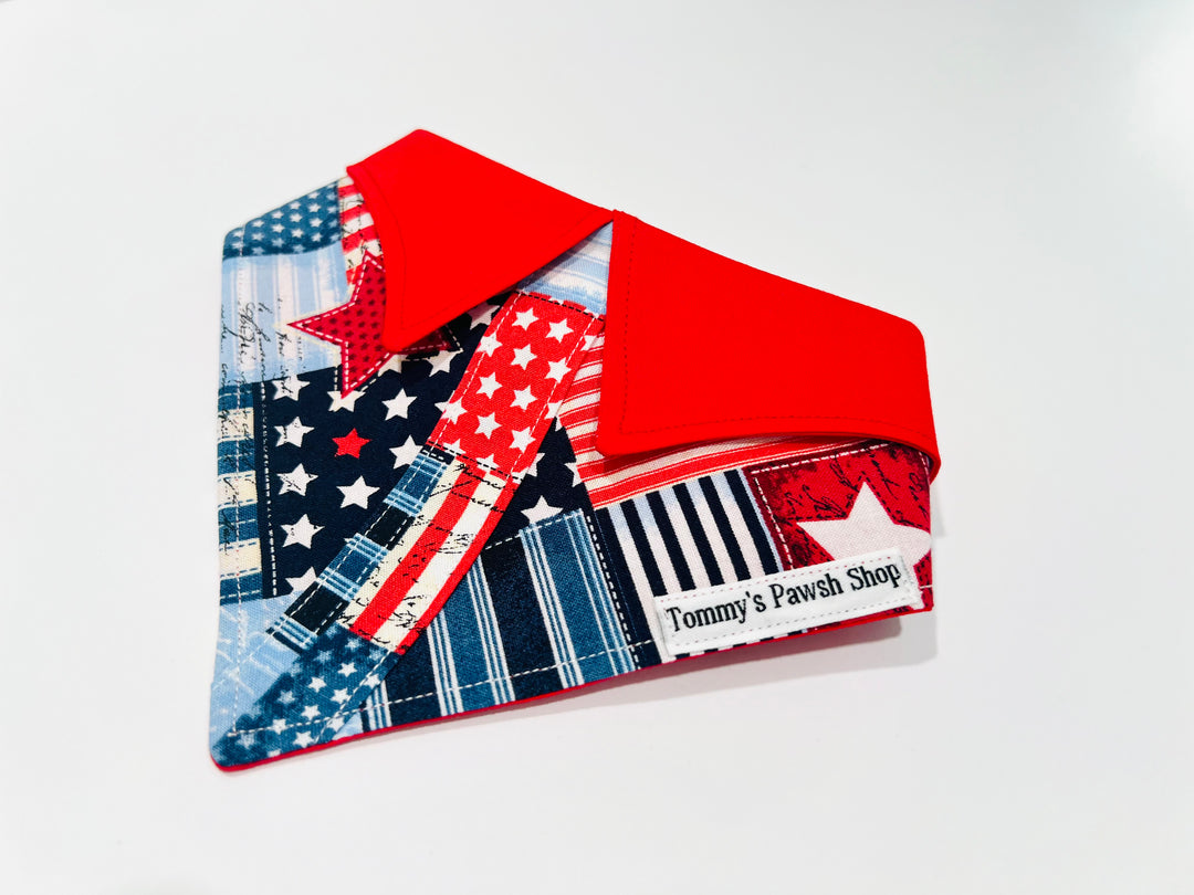 Boy Pup-triotic Bandana