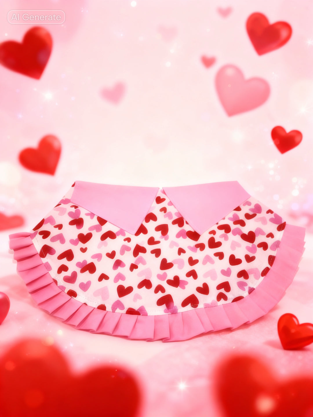 Valentine's Girly  Hearts bandana