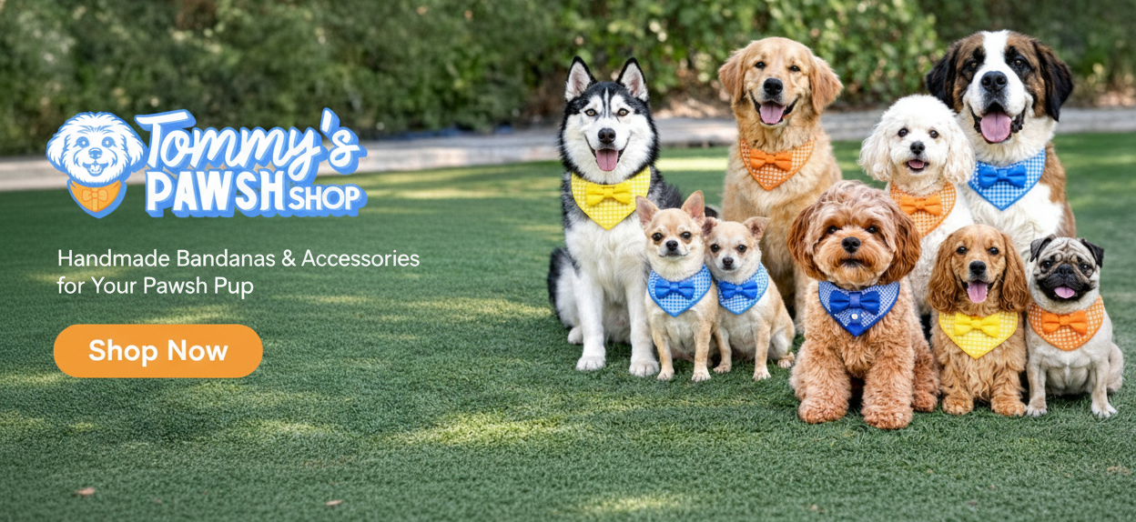 Tommy's Pawsh Shop Banner